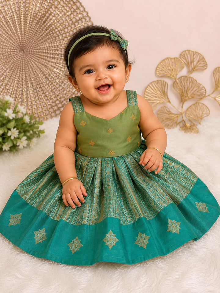 NB Meera Sage green Minipattu