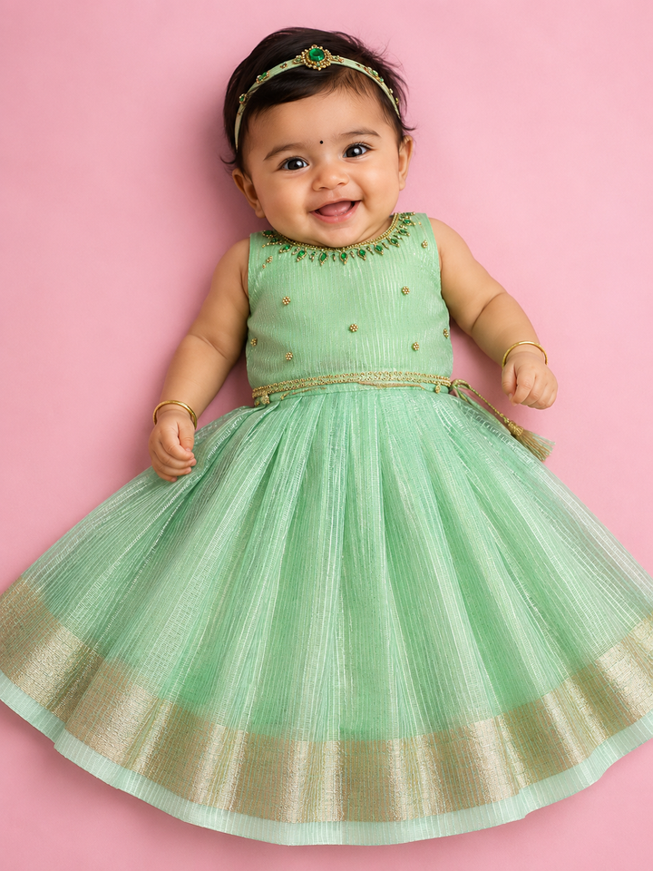 NB Tharini Green Minipattu