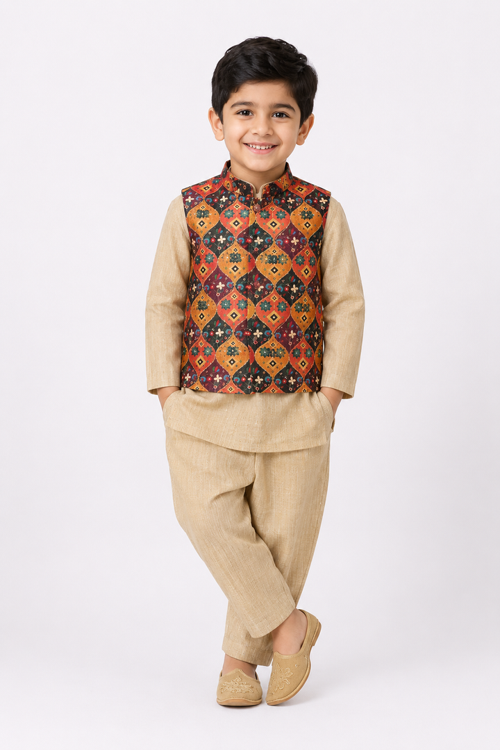 Nishaan - Multi Color Sherwani set