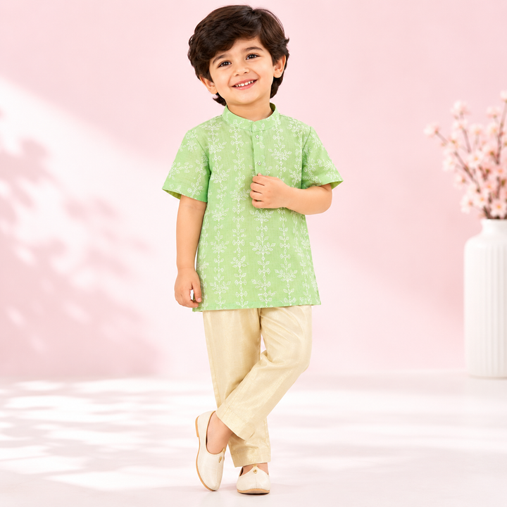 Rohan - Pastel green Kurta & Pant set