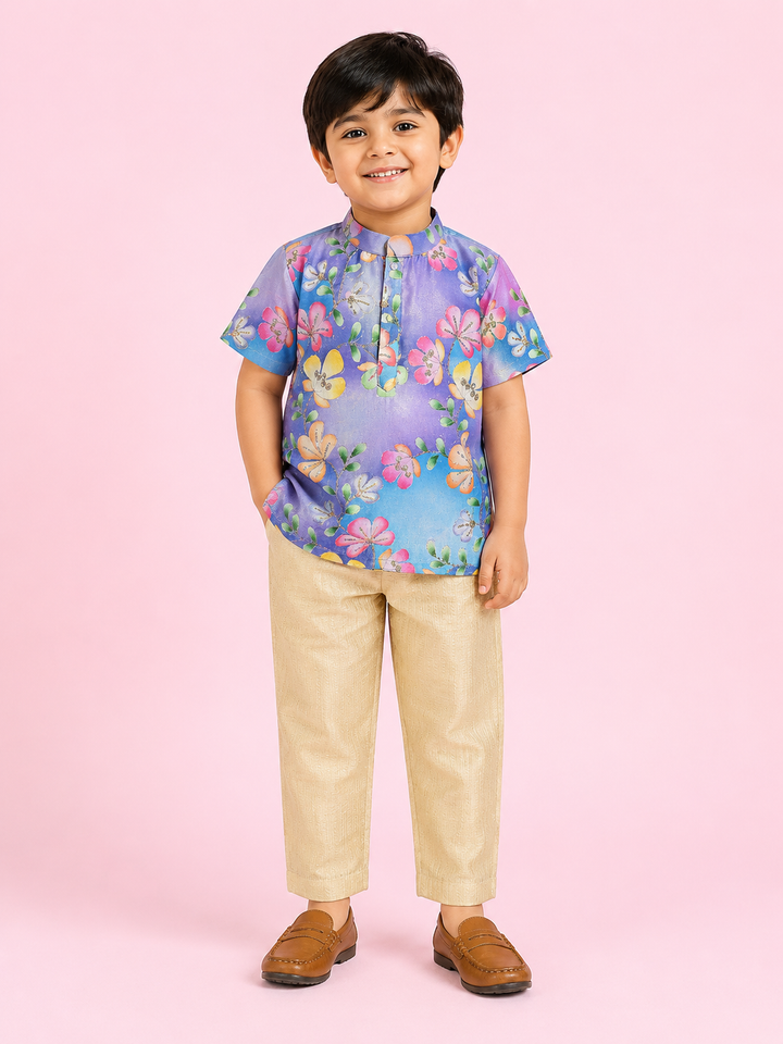 Vishal - Lavender Kurta & Pant set