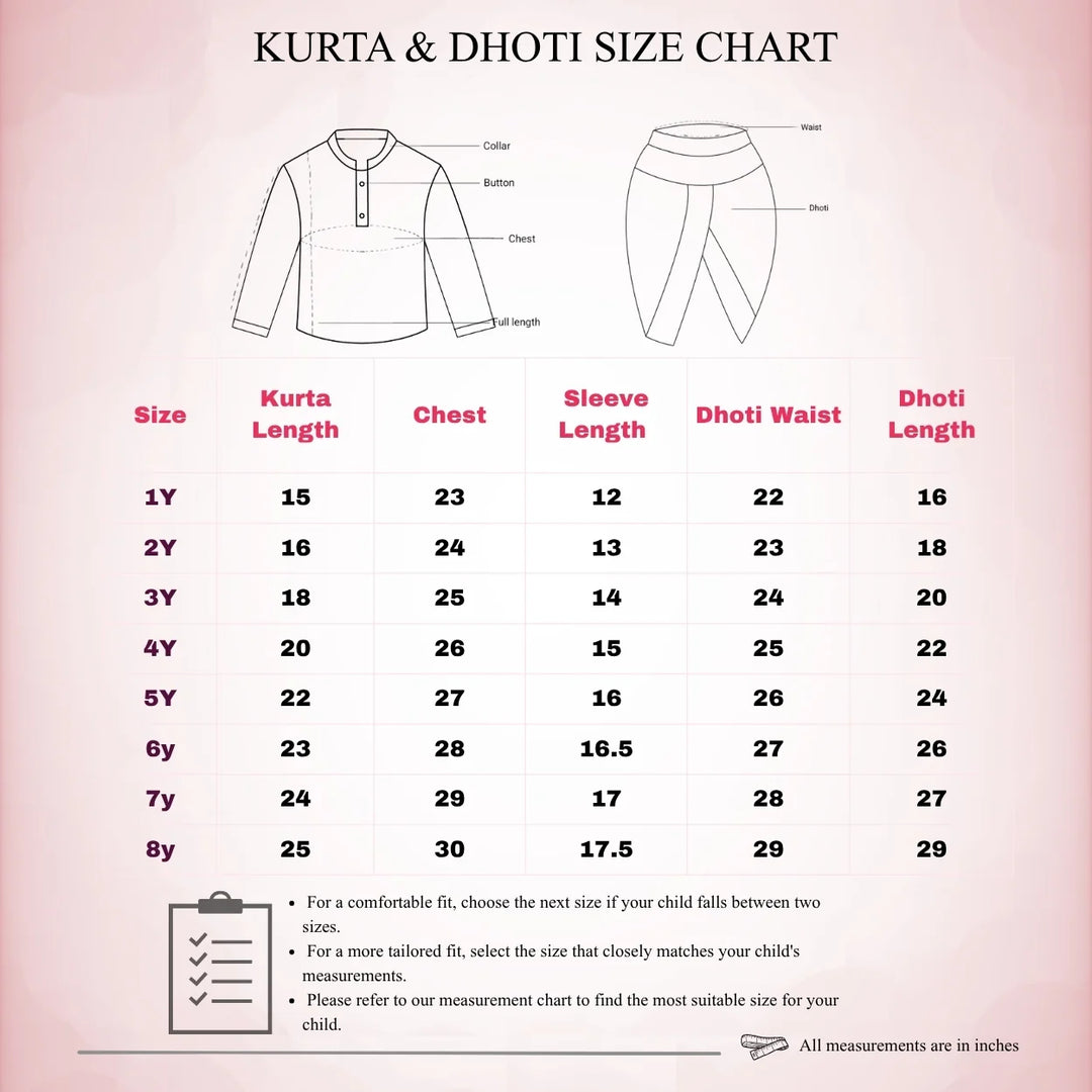 Perumal - Half White Tissue Kurta & Dhoti set