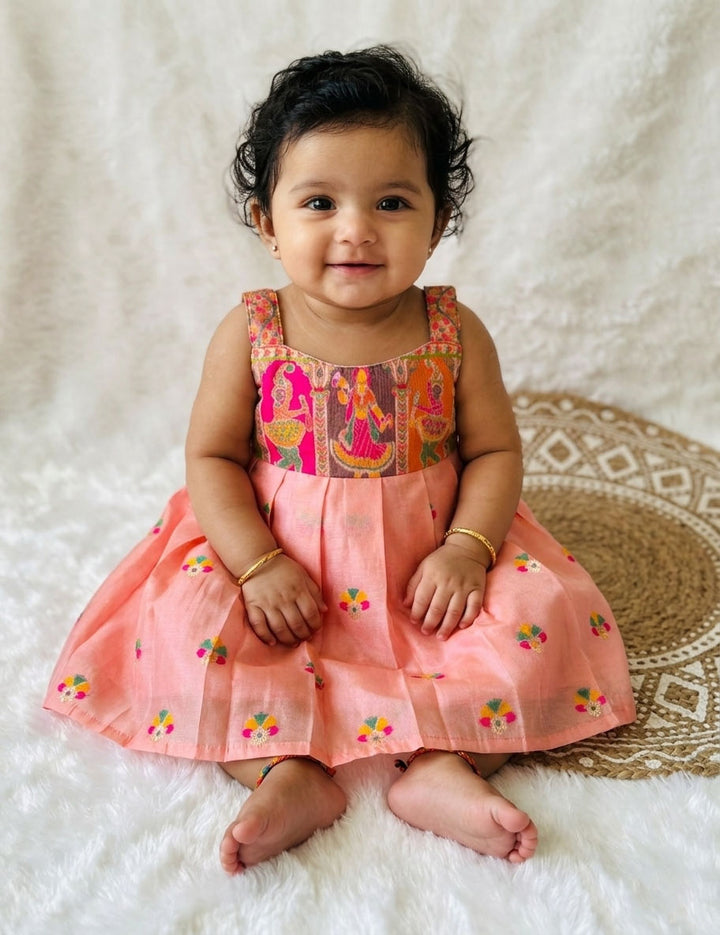 Rishika - Pink Frock Minipattu