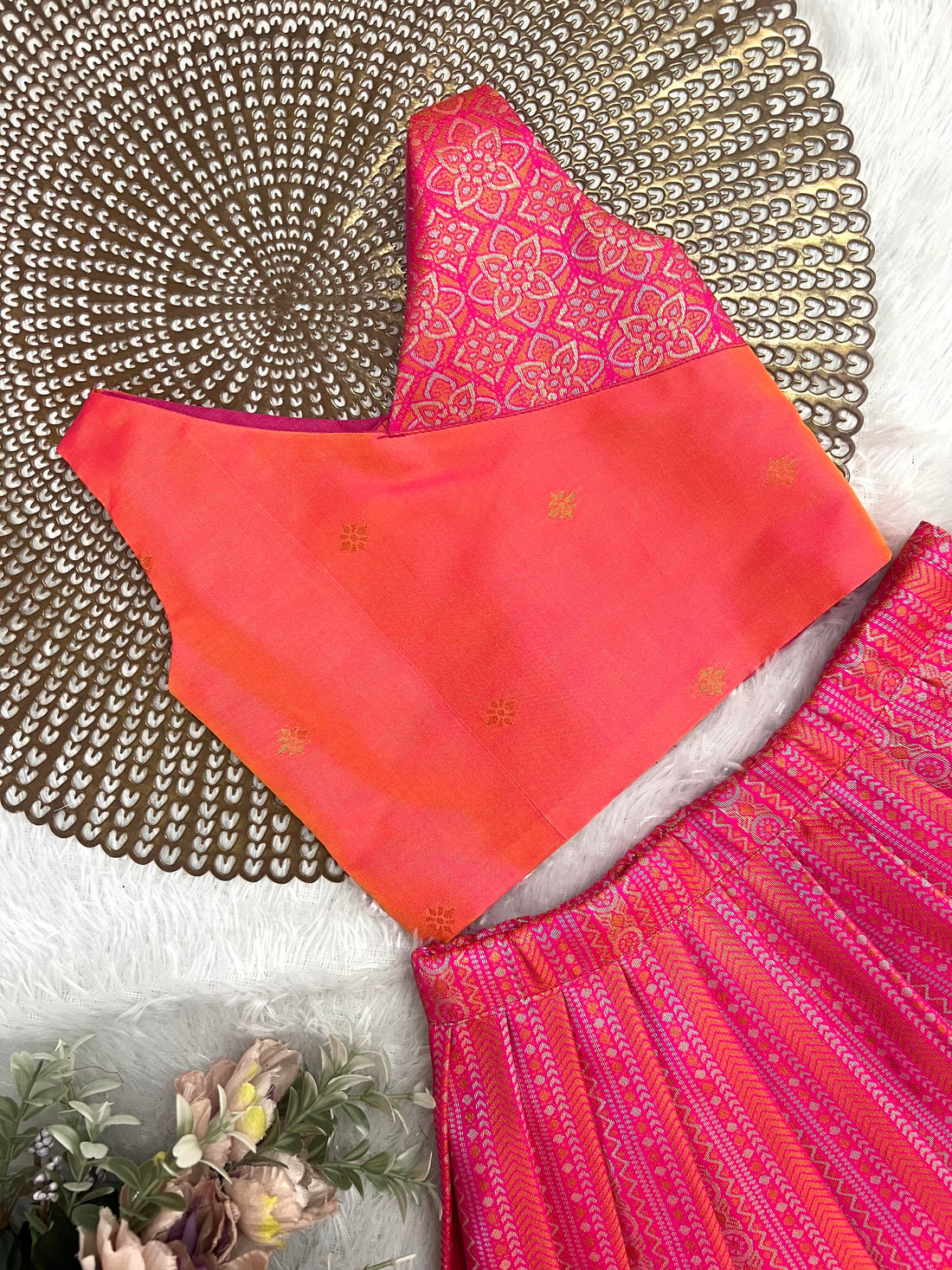 Meera - Hot Pink Designer Minipattu