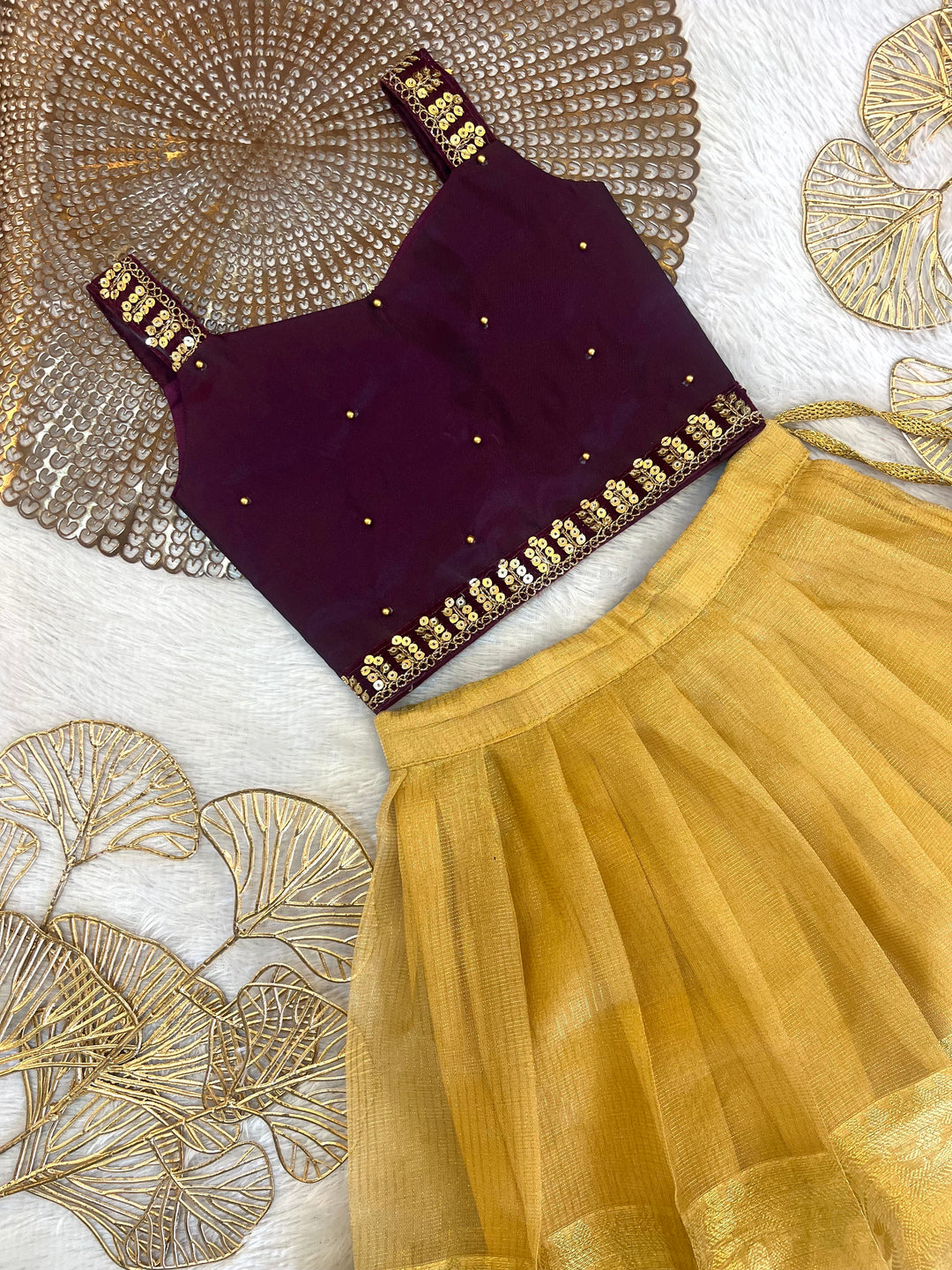 Niha - Purple Gold Minipattu