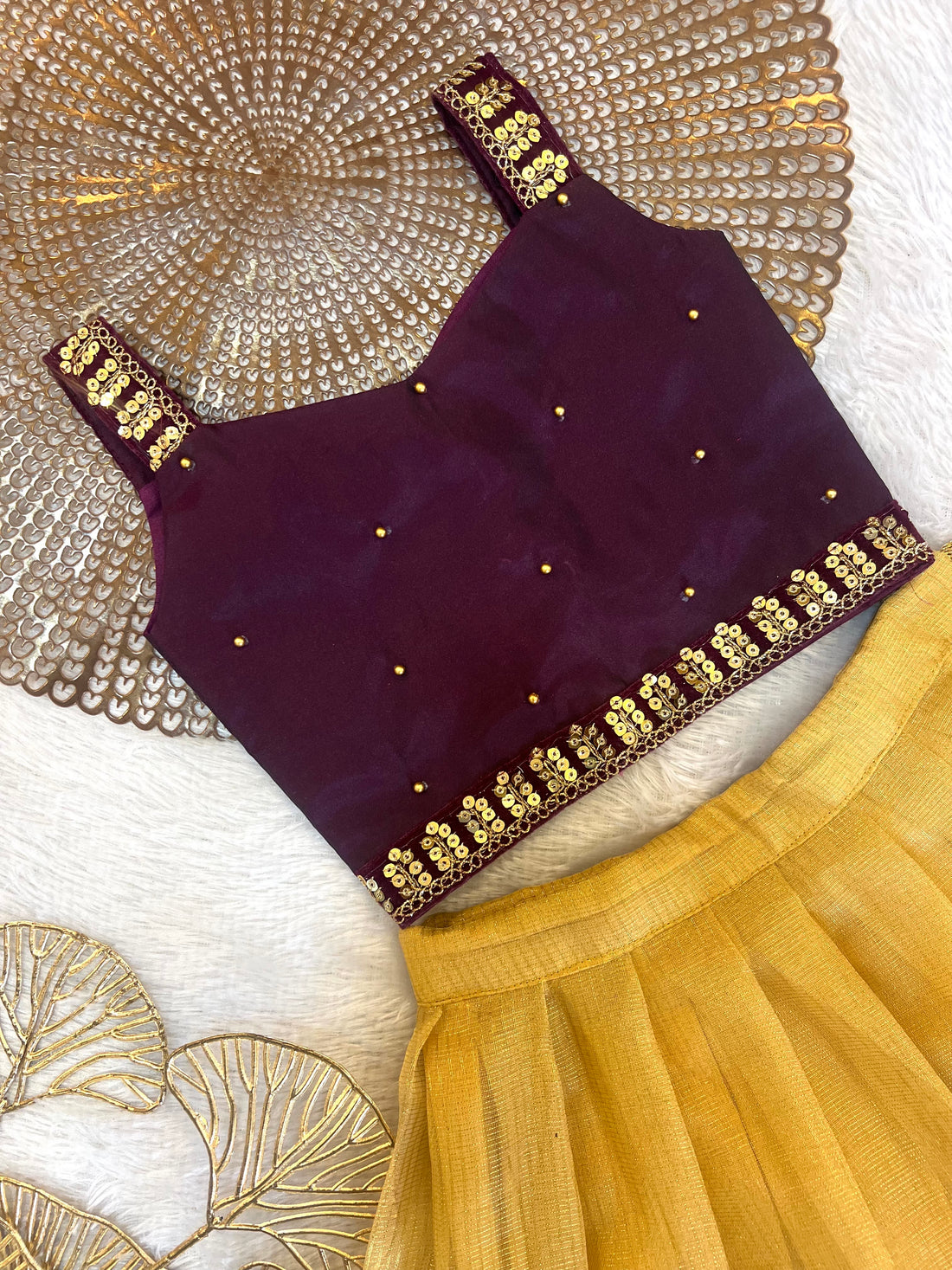 Niha - Purple Gold Minipattu