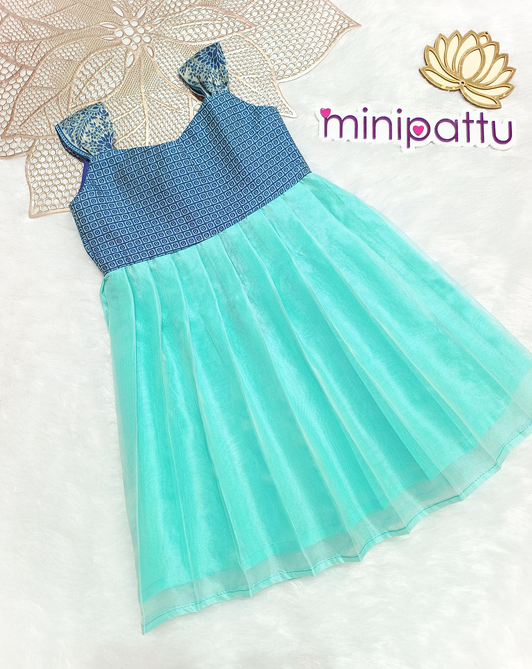 Bindu - Blue Frock Minipattu