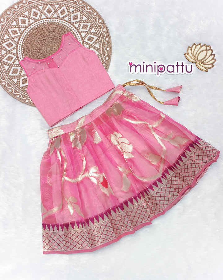 Aditi - Pink Designer Minipattu