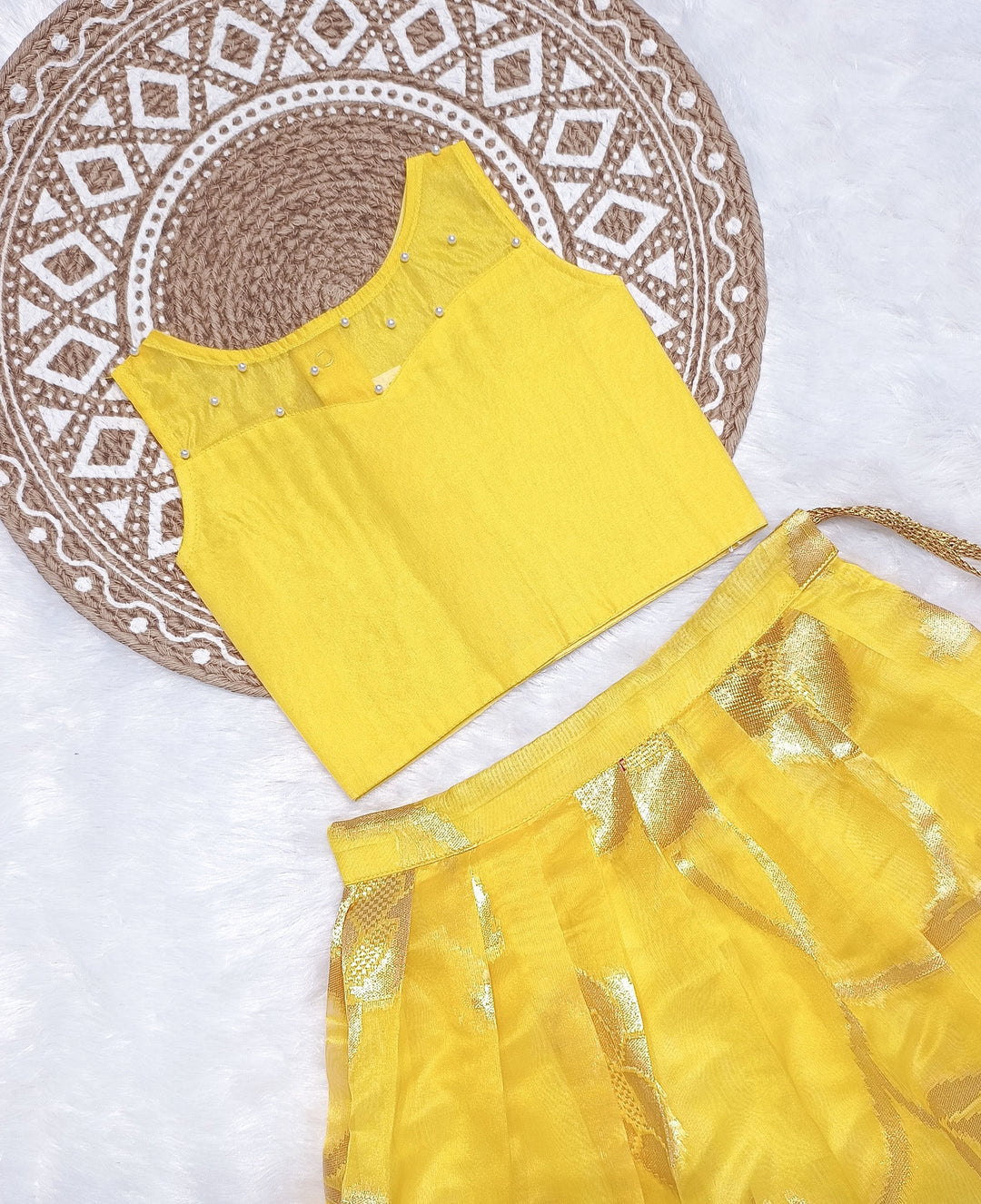 NB Aditi Yelow Minipattu