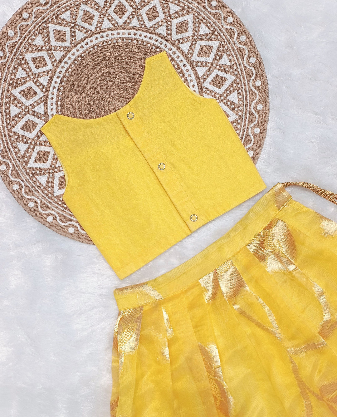 Aditi - Yellow Designer Minipattu