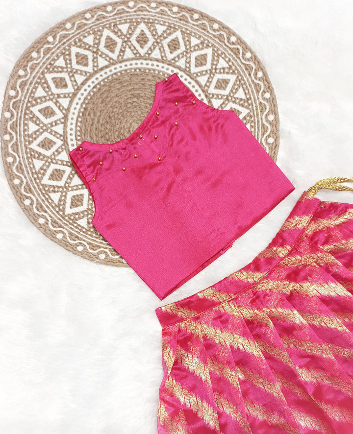 Sneha - Pink Designer Minipattu