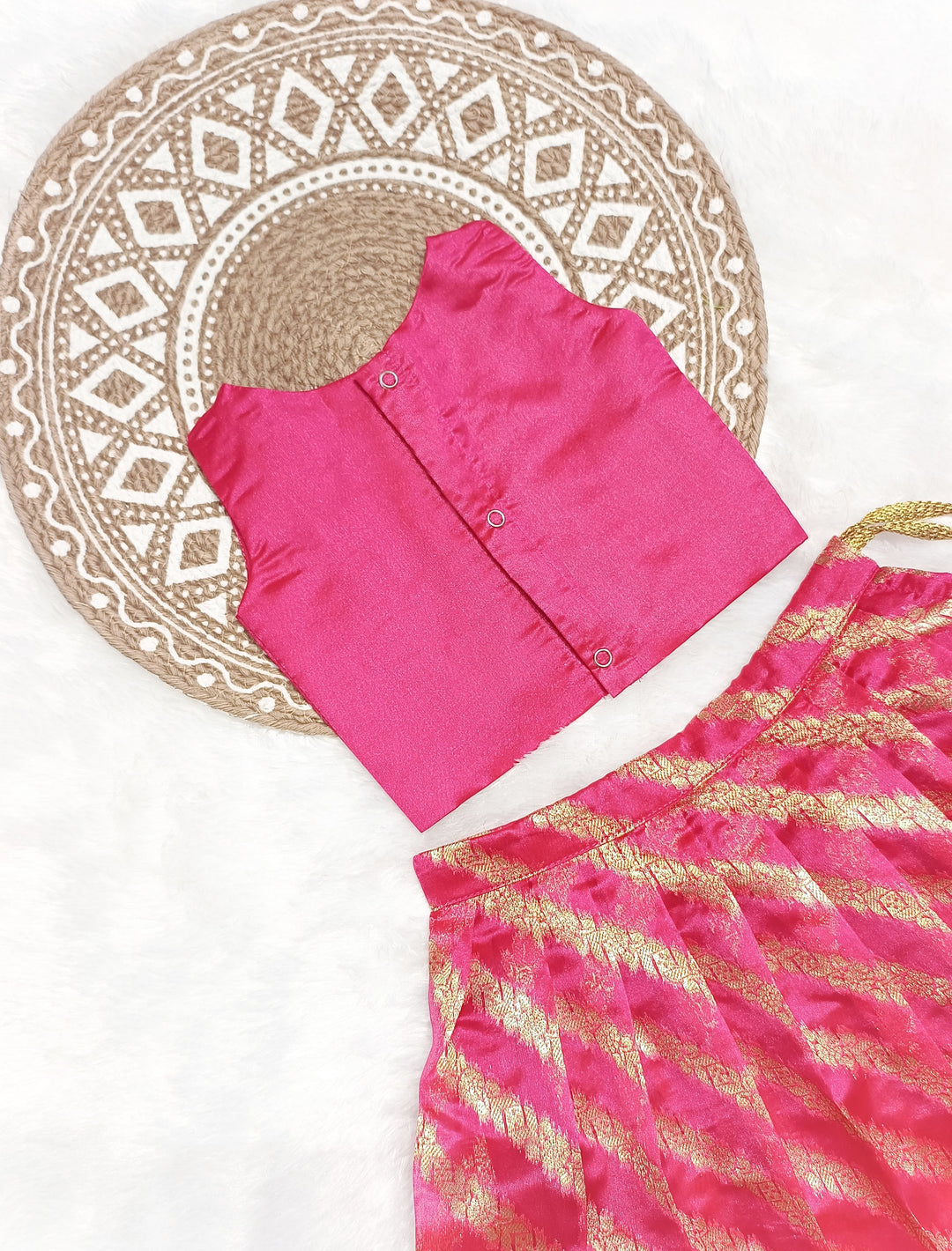 Sneha - Pink Designer Minipattu