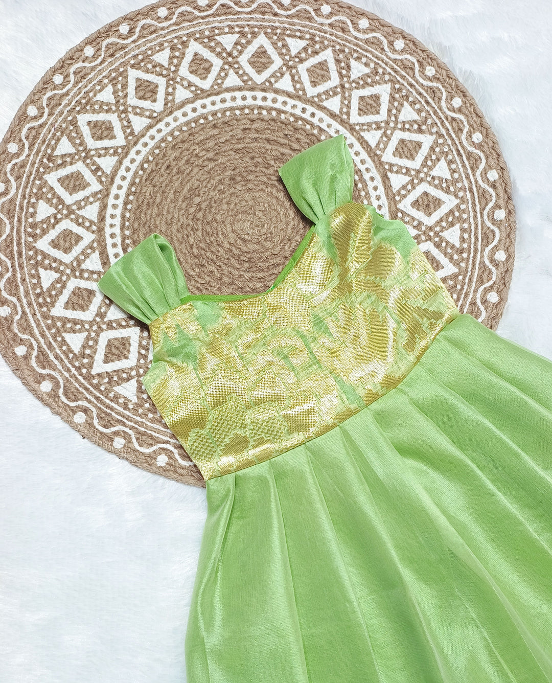 Iyla - Green Frock Minipattu