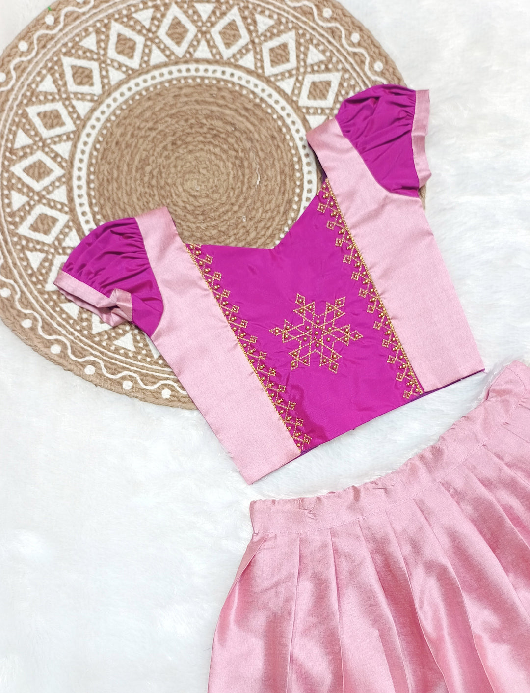 Anjali - Purple Pink Designer Minipattu