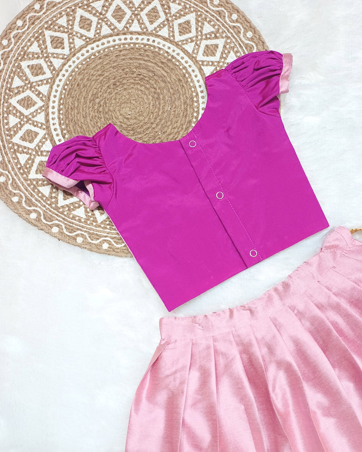 Anjali - Purple Pink Designer Minipattu