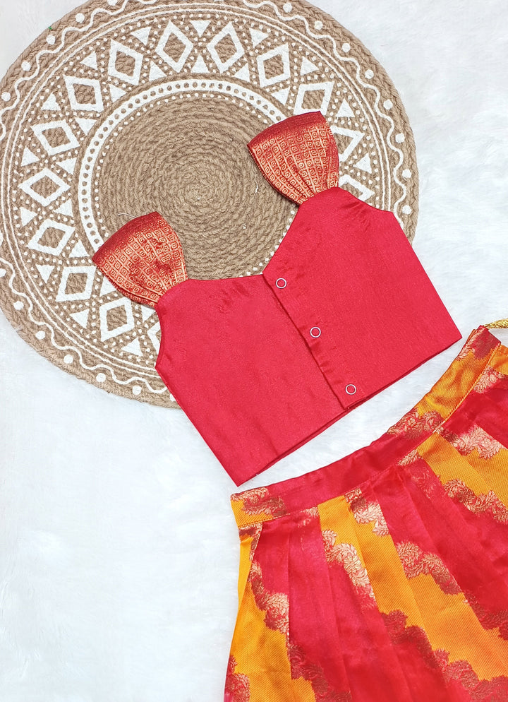 Maya - Red Mustard Designer Minipattu