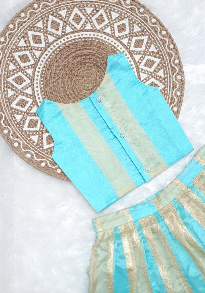 Sherin - Blue Designer Minipattu