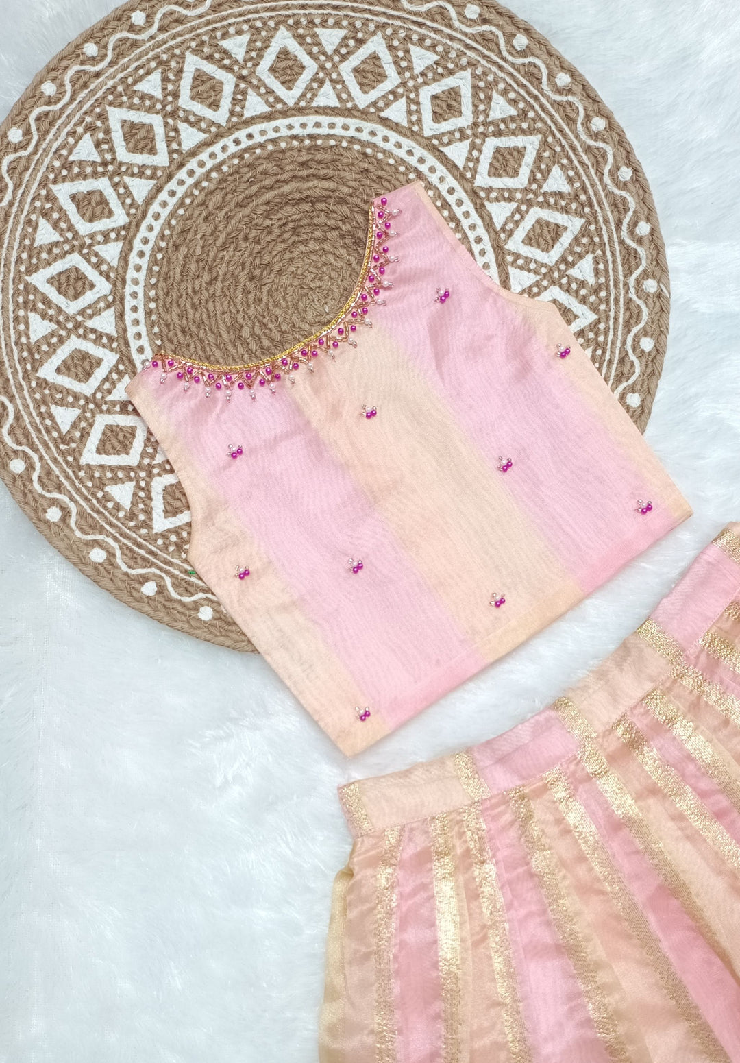 Sherin - Pink Designer Minipattu