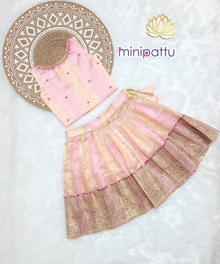 Sherin - Pink Designer Minipattu
