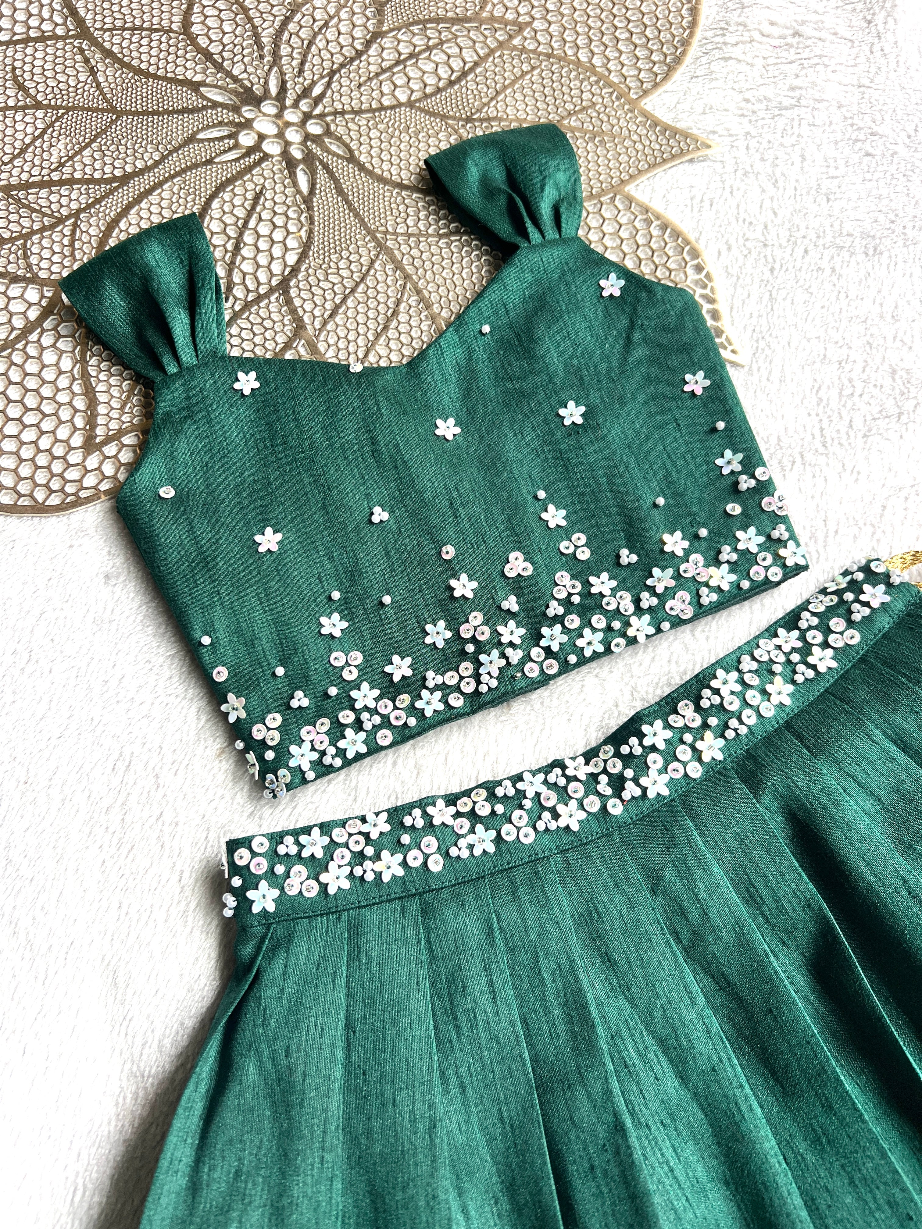 Jingle - Green Designer Minipattu