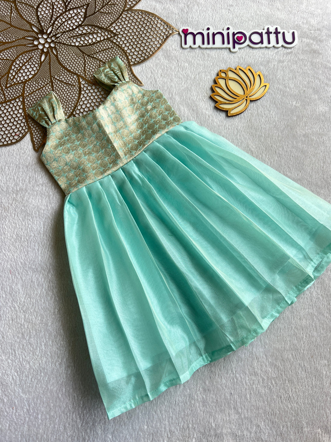 Anvika - Blue Frock Minipattu