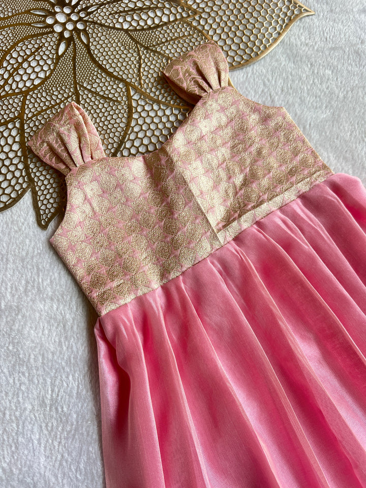Anvika - Pink Frock Minipattu