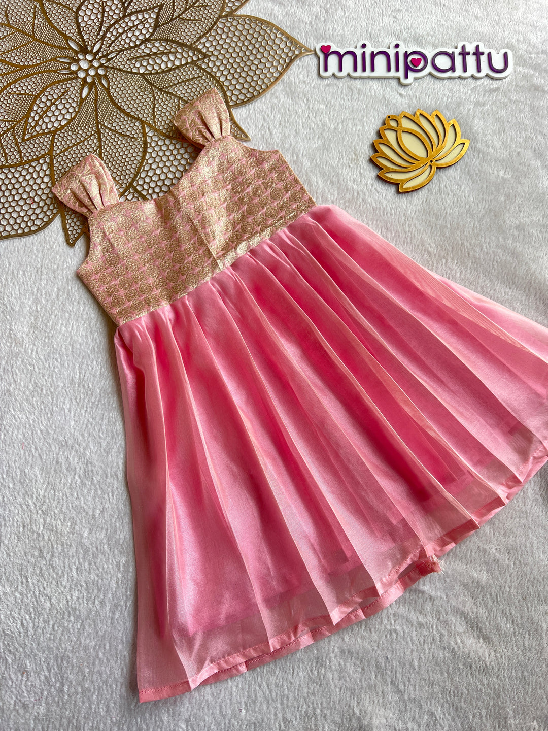 Anvika - Pink Frock Minipattu