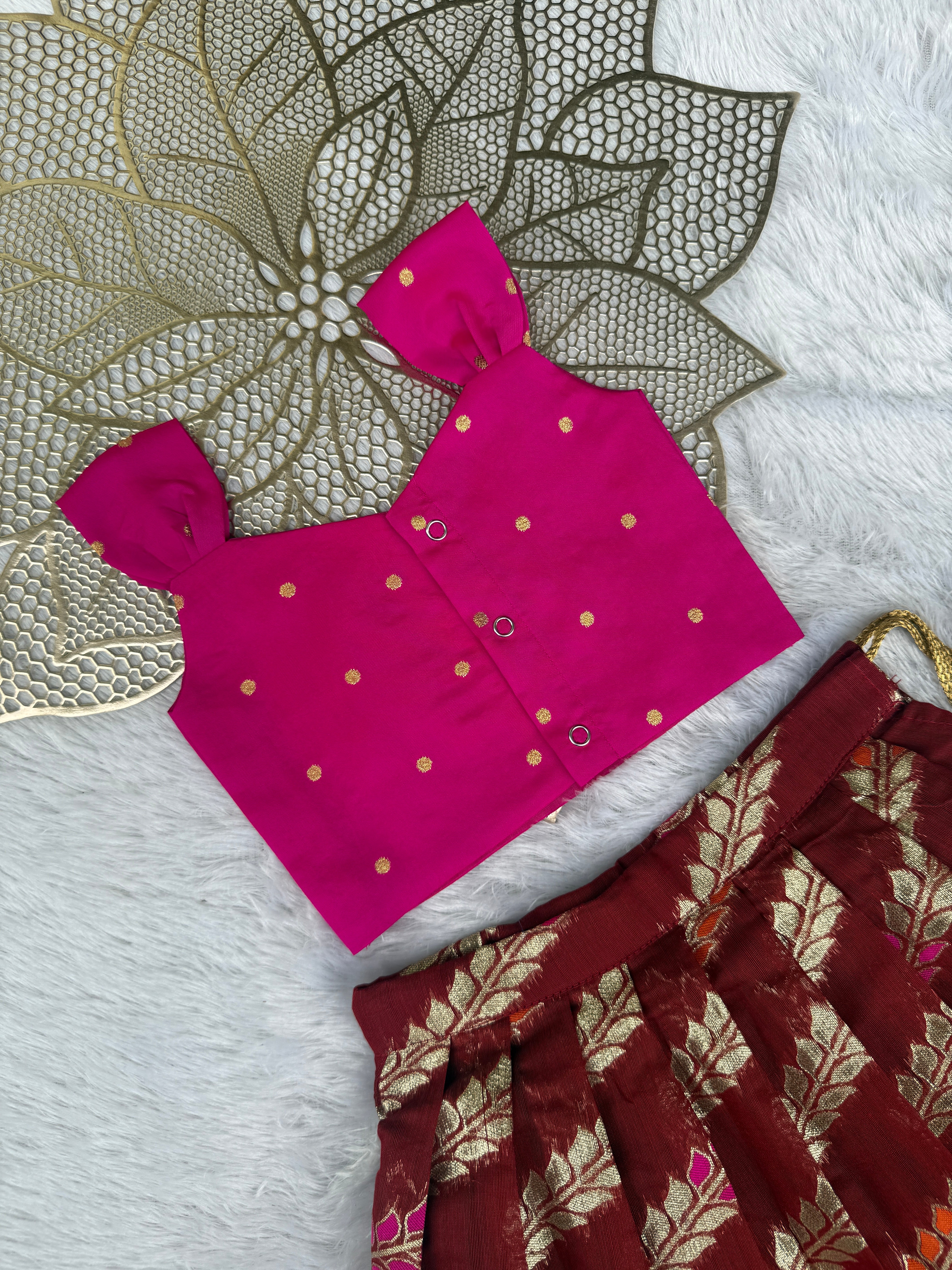 Sahana - Pink Red Minipattu