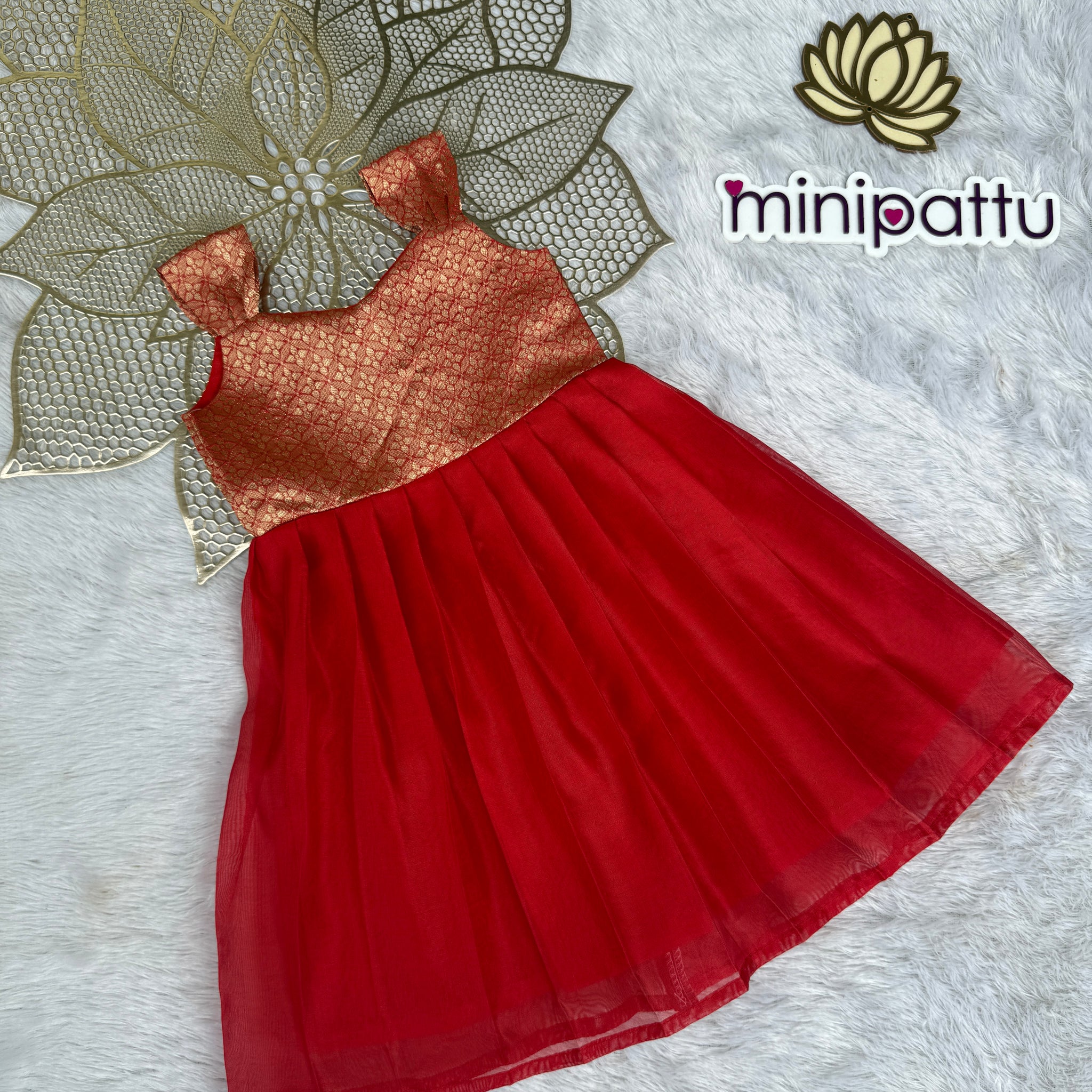 Anvika - Red Frock Minipattu