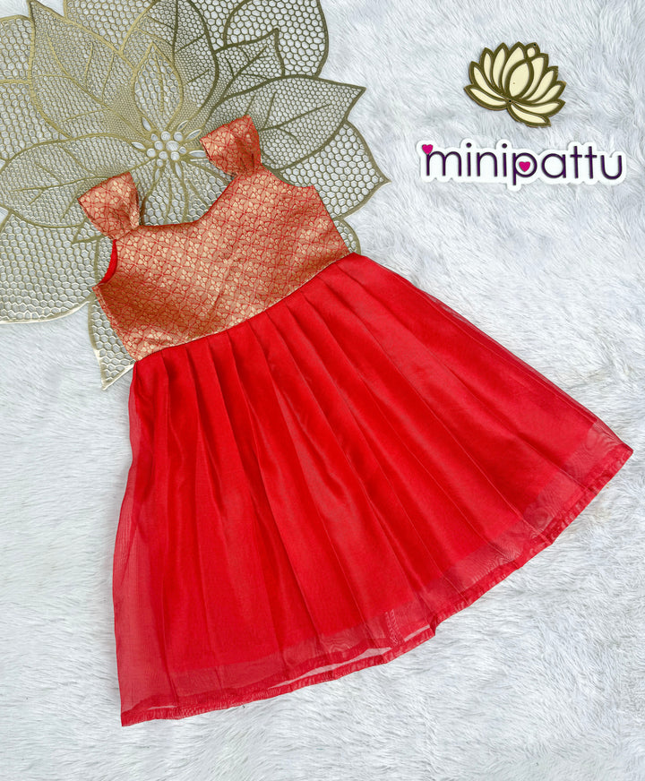 Anvika - Red Frock Minipattu