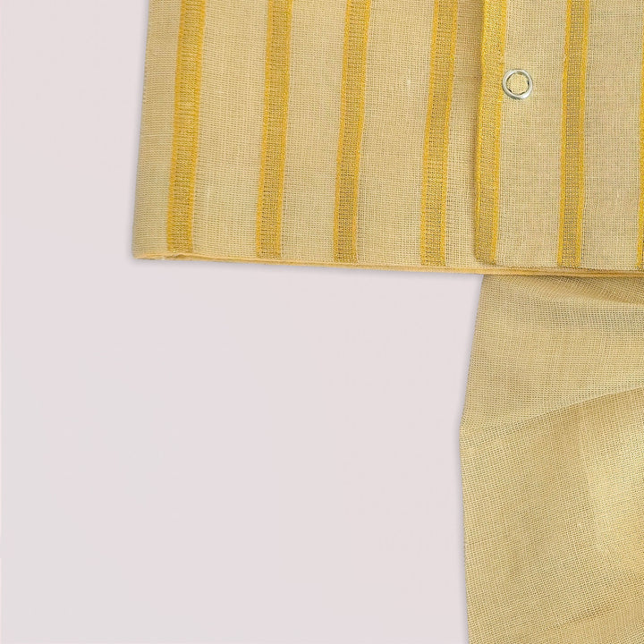 Rithvik -  Stripes Tissue Jabla Set Minipattu