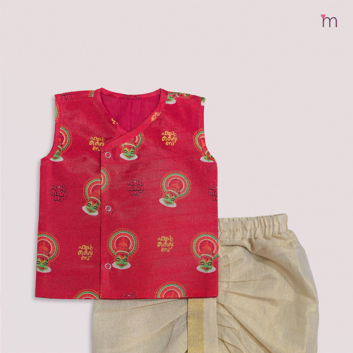 Little Kathakali Jabla Set Minipattu