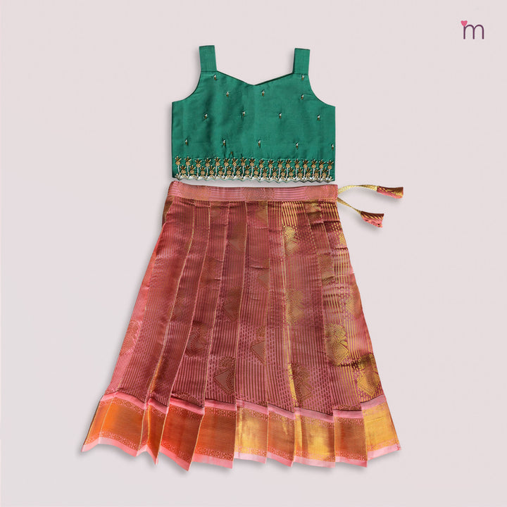 Nila - Green Pink Minipattu