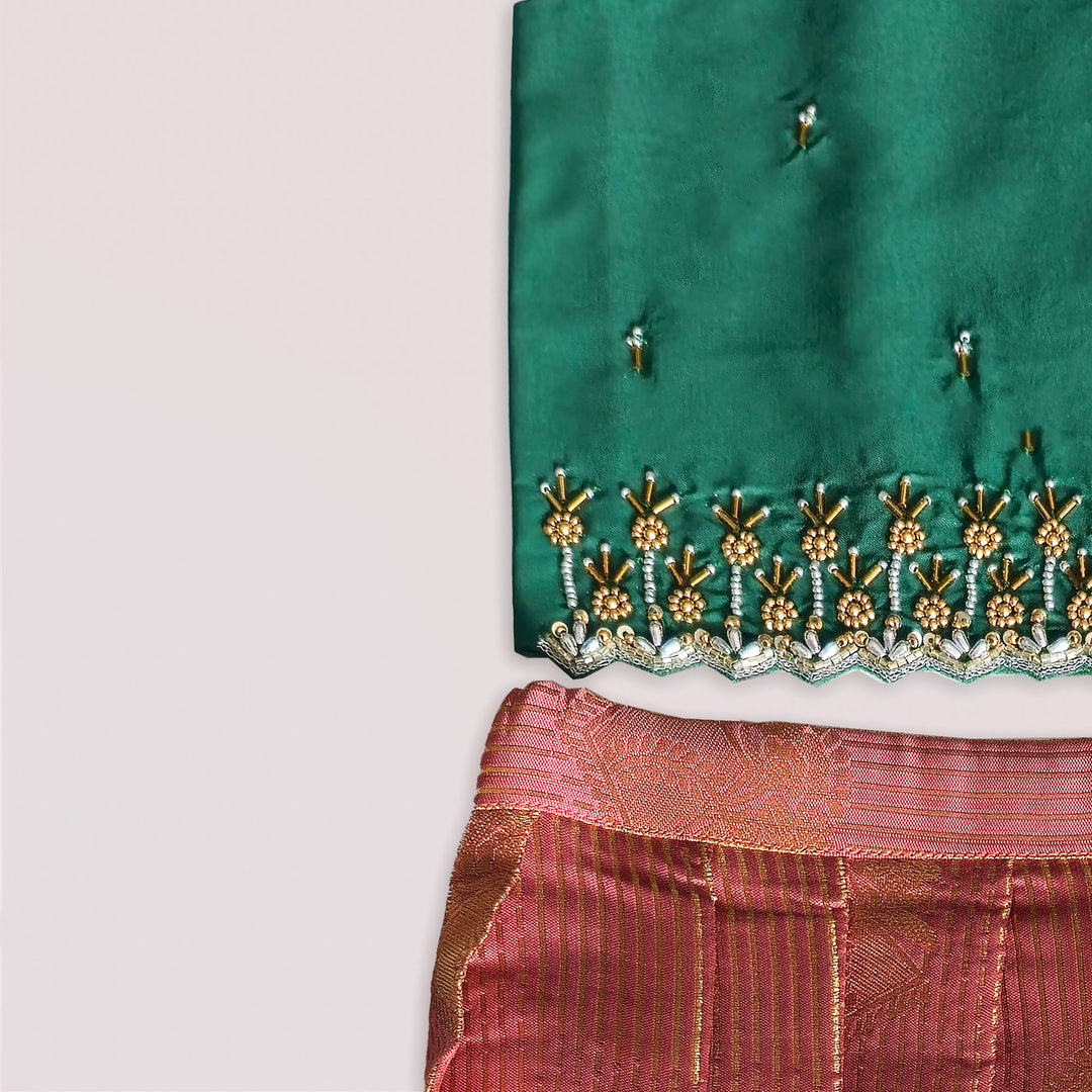 Nila - Green Pink Minipattu
