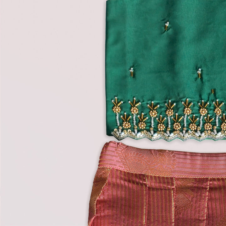 Nila - Green Pink Minipattu