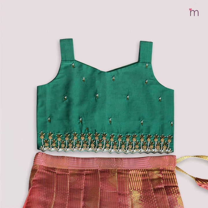 Nila - Green Pink Minipattu