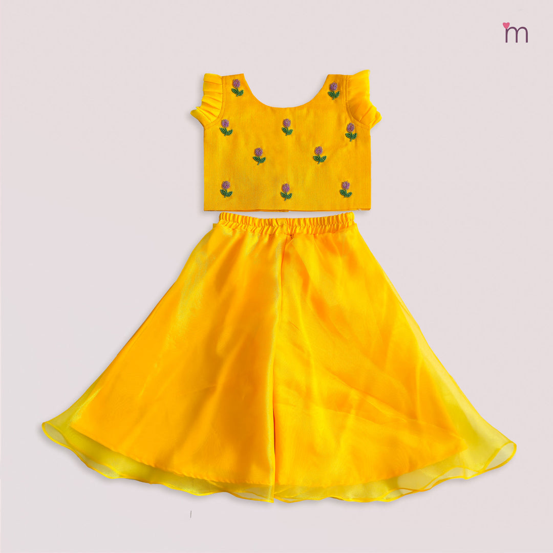 Yashvi - Yellow Designer Minipattu