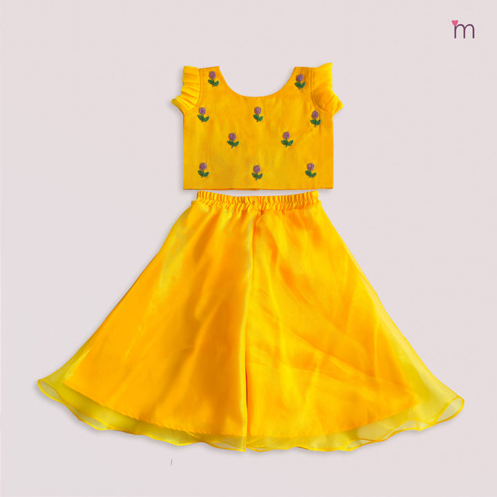 Yashvi - Yellow Designer Minipattu