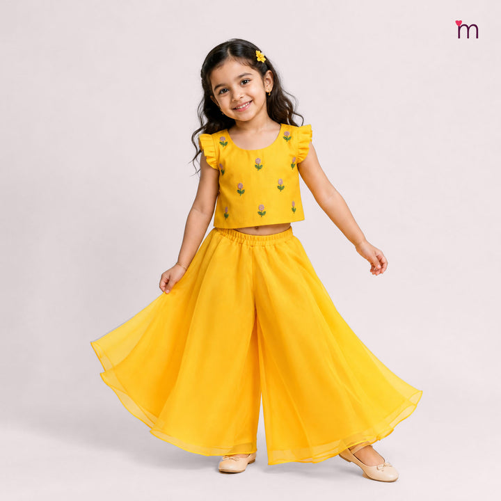 Yashvi - Yellow Designer Minipattu