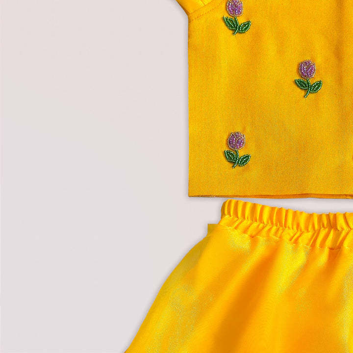Yashvi - Yellow Designer Minipattu