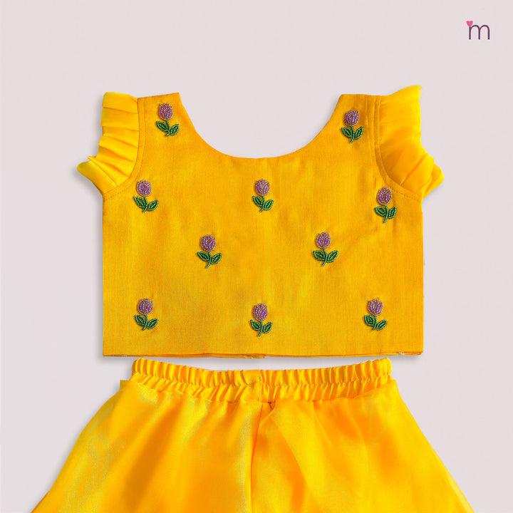 Yashvi - Yellow Designer Minipattu