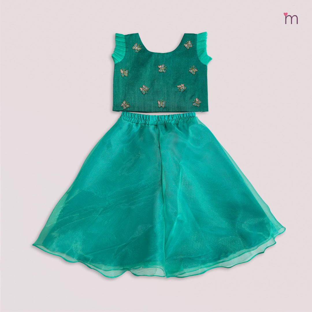 Yashvi - Teal Green Designer Minipattu