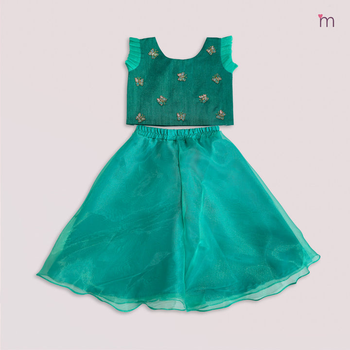 Yashvi - Teal Green Designer Minipattu