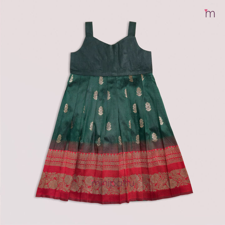 Apoorva - Red Pattu Pavadai Minipattu