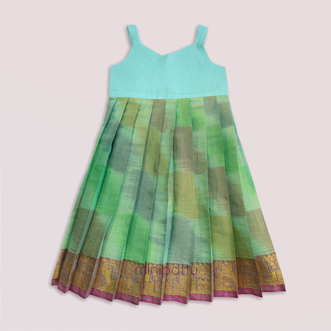 Varshini- Purple Tie-Dye Designer Minipattu