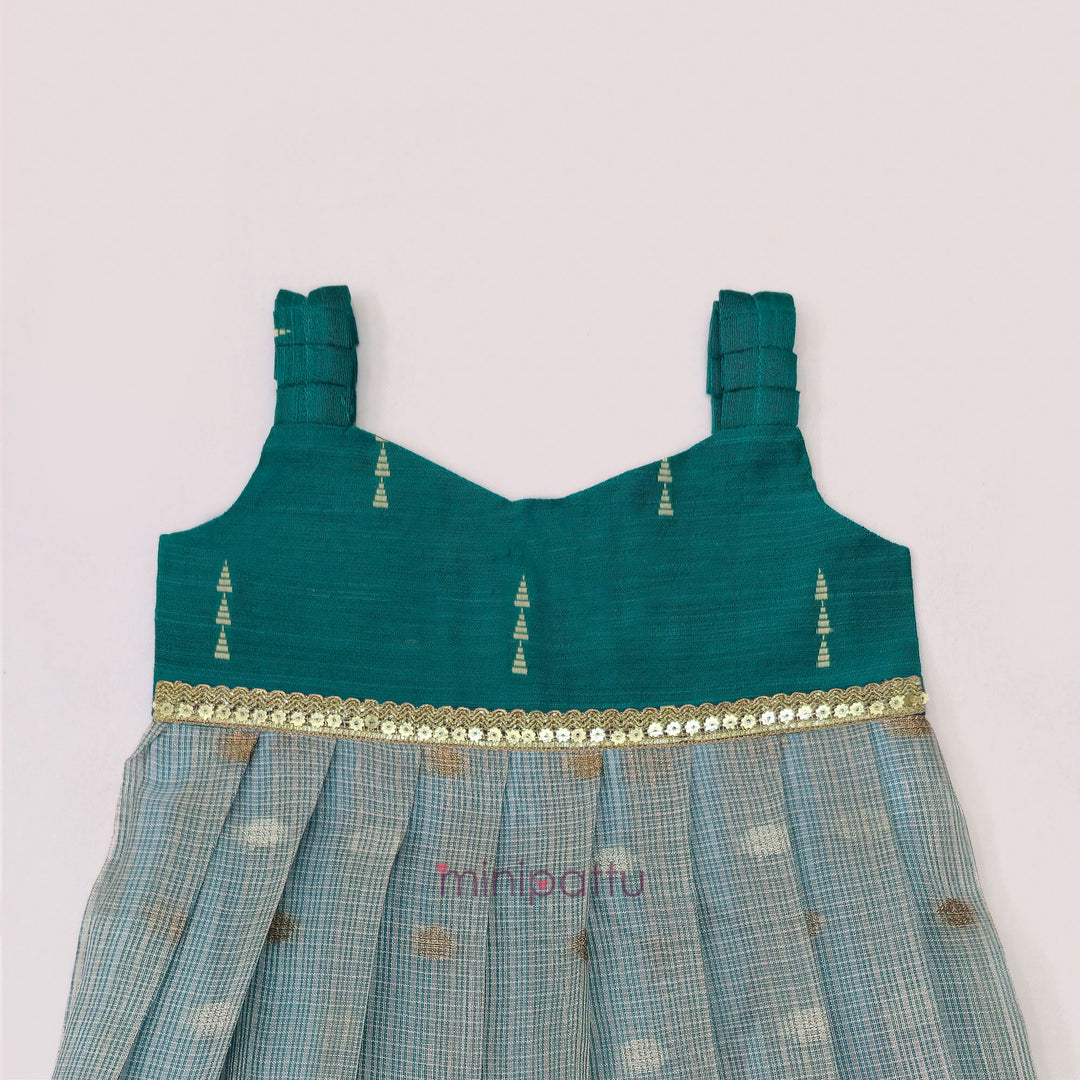 Aurora - Teal Green Minipattu