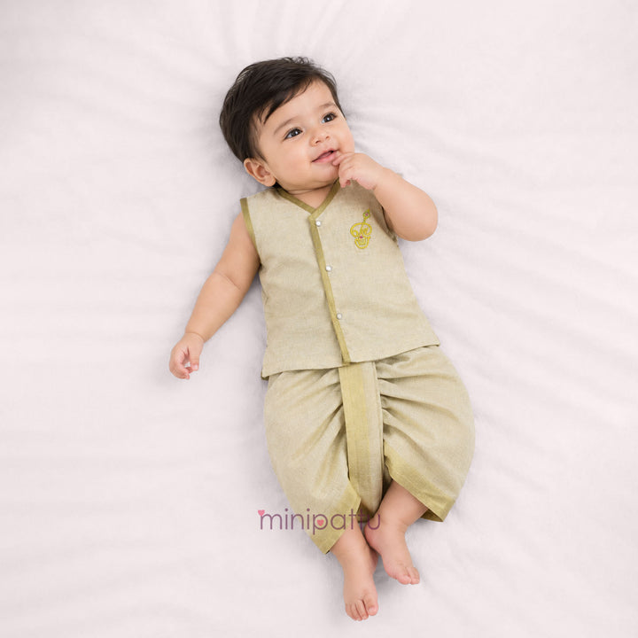 Murugan Tissue Jabla Set Minipattu