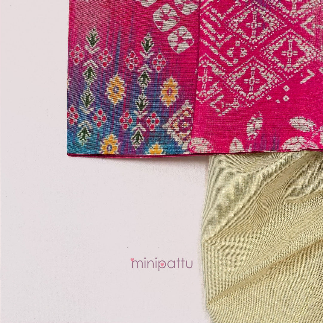 Aaron - Pink Jabla Set Minipattu
