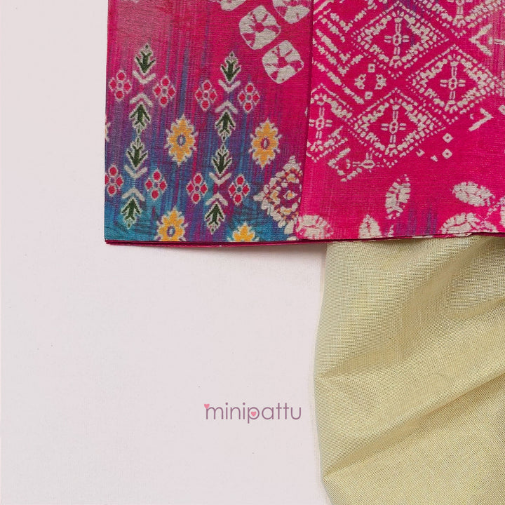 Aaron - Pink Jabla Set Minipattu