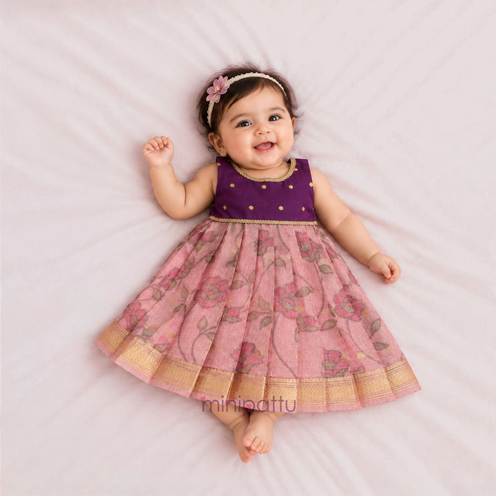 Rishi - Purple Pink Minipattu